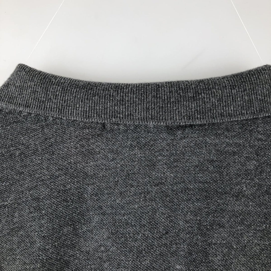 Ralph Lauren POLO by Ralph Lauren short sleeve polo shirt, men's XL size cotton gray type Vintage Second Hand