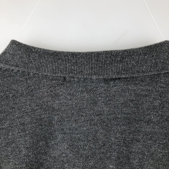 Ralph Lauren POLO by Ralph Lauren short sleeve polo shirt, men's XL size cotton gray type Vintage Second Hand