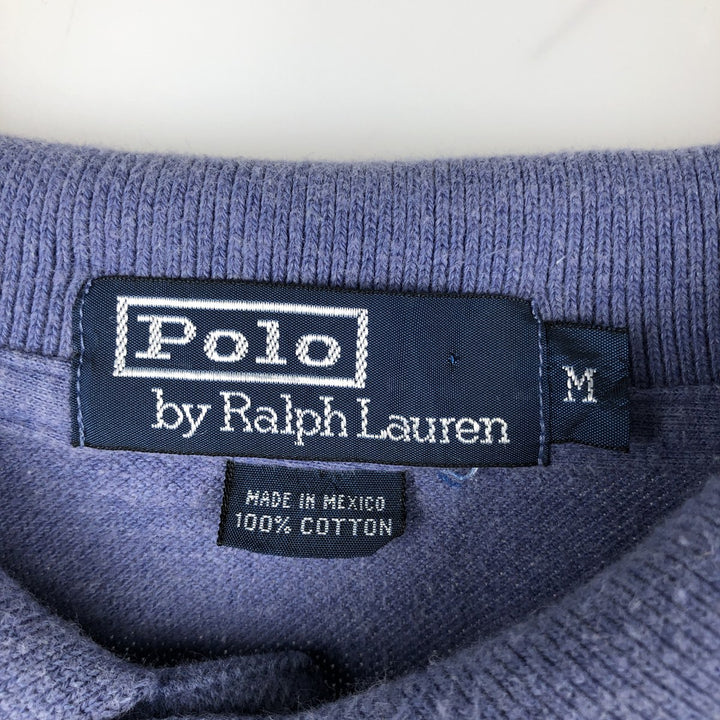 Ralph Lauren POLO by Ralph Lauren short sleeve polo shirt, men's size M cotton Purple type blue-purple Vintage Second Hand