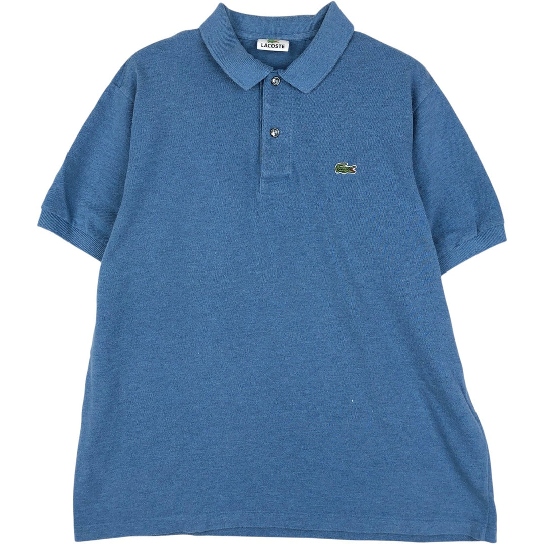 Lacoste LACOSTE Short Sleeve Polo Shirt Size 5 Men's L cotton blue type Vintage Second Hand