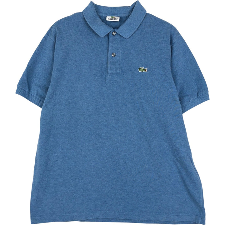 Lacoste LACOSTE Short Sleeve Polo Shirt Size 5 Men's L cotton blue type Vintage Second Hand
