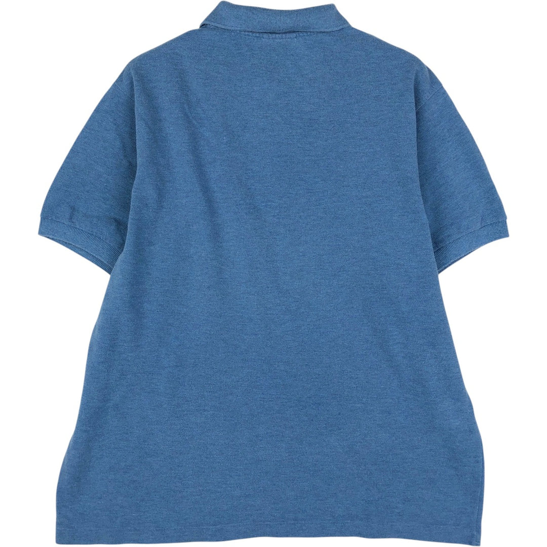 Lacoste LACOSTE Short Sleeve Polo Shirt Size 5 Men's L cotton blue type Vintage Second Hand
