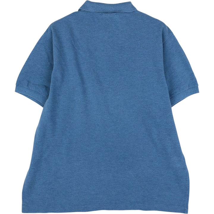 Lacoste LACOSTE Short Sleeve Polo Shirt Size 5 Men's L cotton blue type Vintage Second Hand