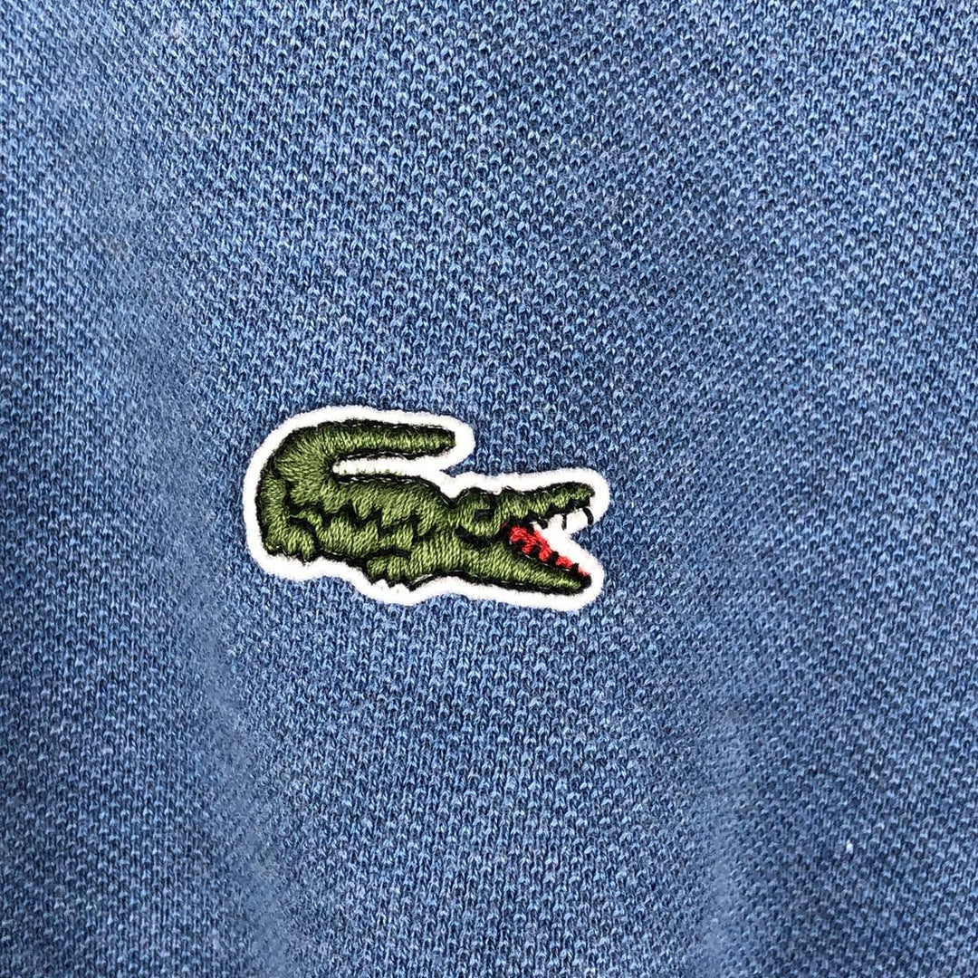 Lacoste LACOSTE Short Sleeve Polo Shirt Size 5 Men's L cotton blue type Vintage Second Hand
