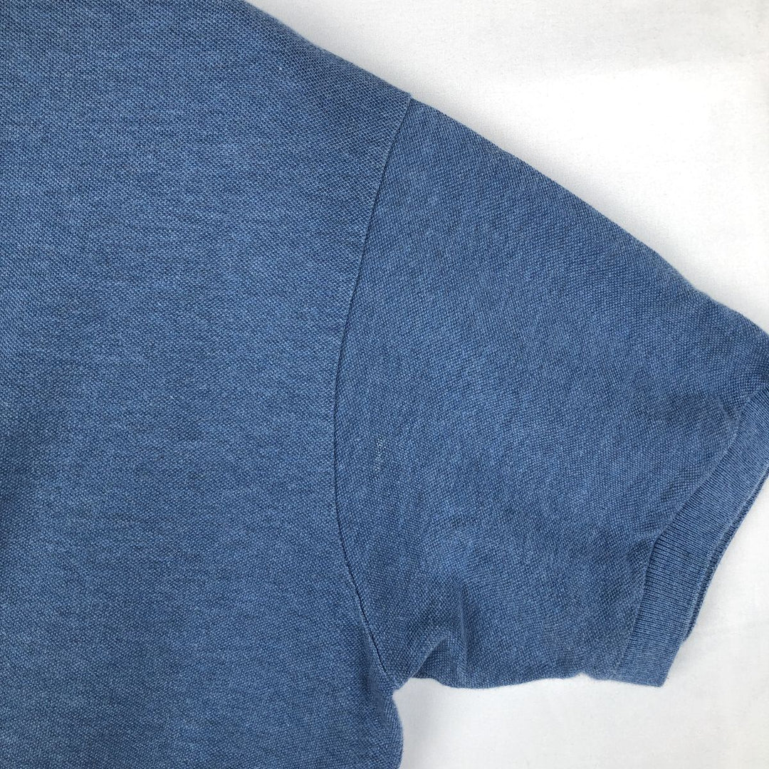 Lacoste LACOSTE Short Sleeve Polo Shirt Size 5 Men's L cotton blue type Vintage Second Hand