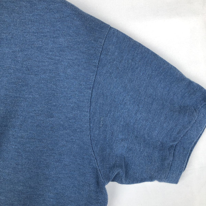 Lacoste LACOSTE Short Sleeve Polo Shirt Size 5 Men's L cotton blue type Vintage Second Hand