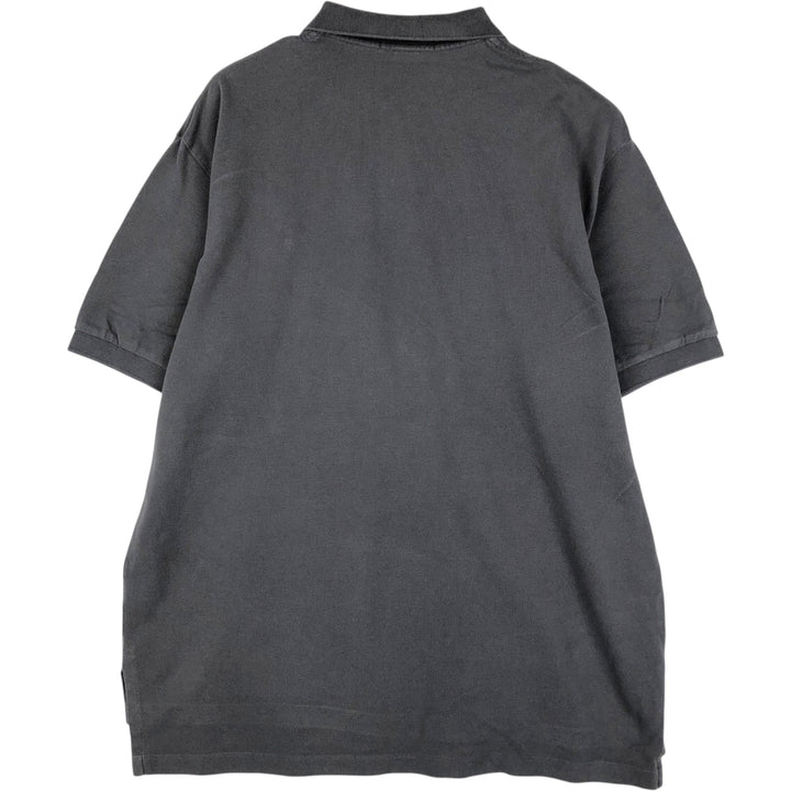 Ralph Lauren POLO by Ralph Lauren short sleeve polo shirt, men's XL size cotton gray type Vintage Second Hand