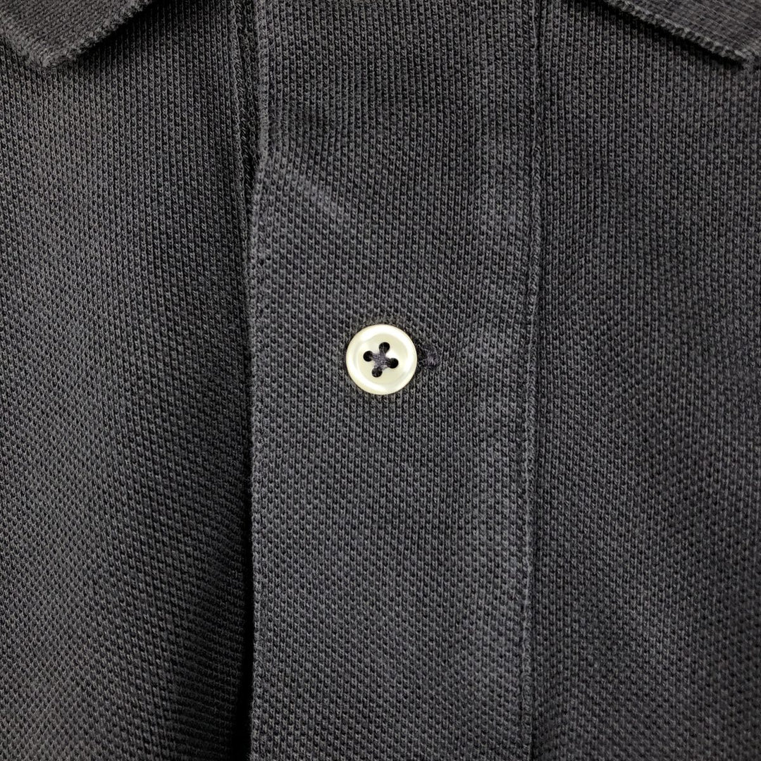 Ralph Lauren POLO by Ralph Lauren short sleeve polo shirt, men's XL size cotton gray type Vintage Second Hand