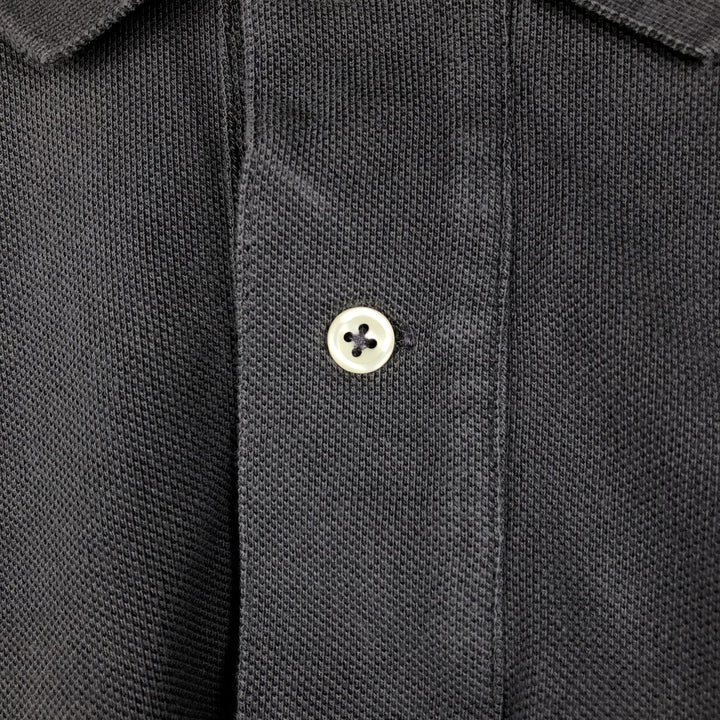 Ralph Lauren POLO by Ralph Lauren short sleeve polo shirt, men's XL size cotton gray type Vintage Second Hand