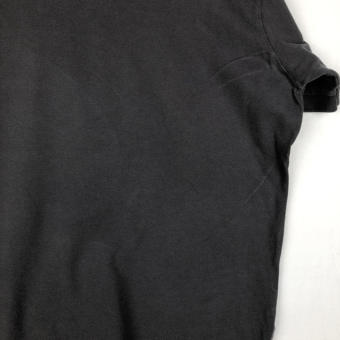 Ralph Lauren POLO by Ralph Lauren short sleeve polo shirt, men's XL size cotton gray type Vintage Second Hand