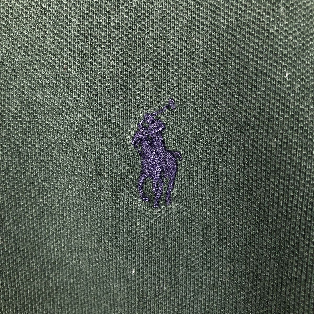 Ralph Lauren POLO GOLF Short Sleeve Polo Shirt Men's XL cotton Green type dark green Vintage Second Hand