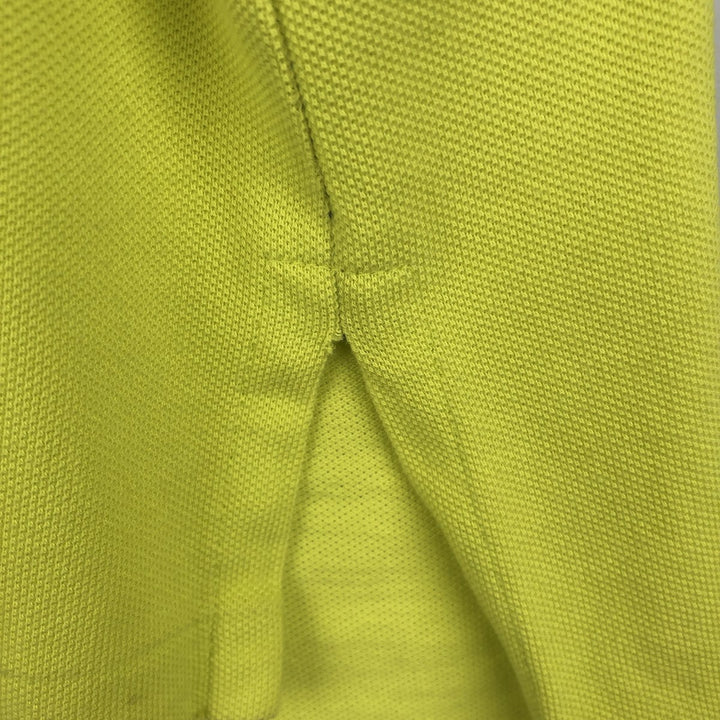 Ralph Lauren POLO RALPH LAUREN CUSTOM FIT short sleeve striped polo shirt men's size L cotton yellow type Vintage Second Hand