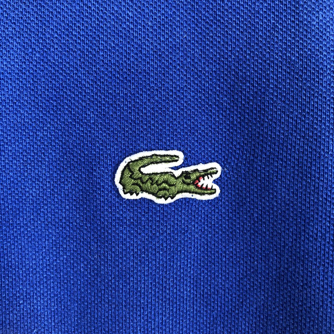 Lacoste LACOSTE French design short sleeve polo shirt size 6 men's XL equivalent cotton blue type Vintage Second Hand