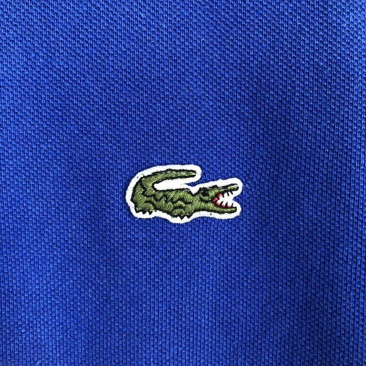 Lacoste LACOSTE French design short sleeve polo shirt size 6 men's XL equivalent cotton blue type Vintage Second Hand