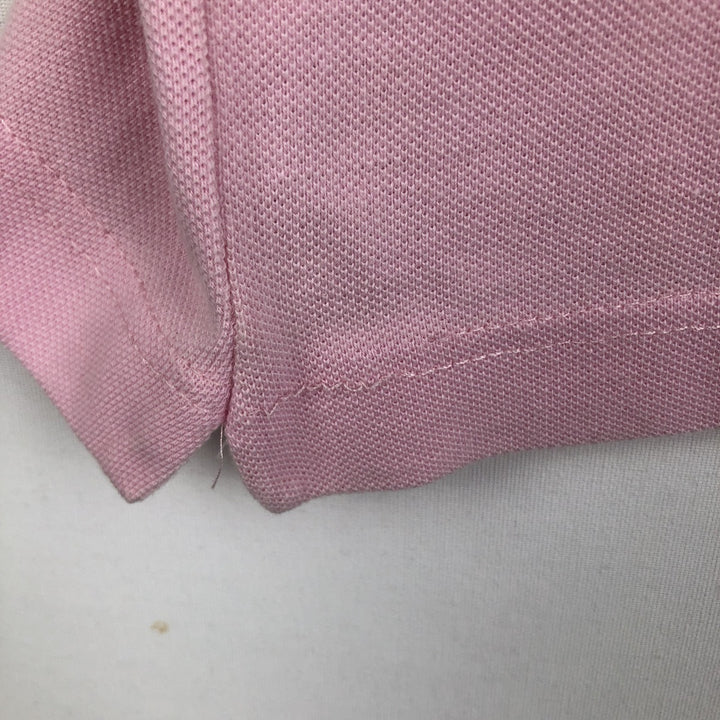 Lacoste short-sleeved polo shirt, made in England, men's size L (approx.) cotton pink type Vintage Second Hand