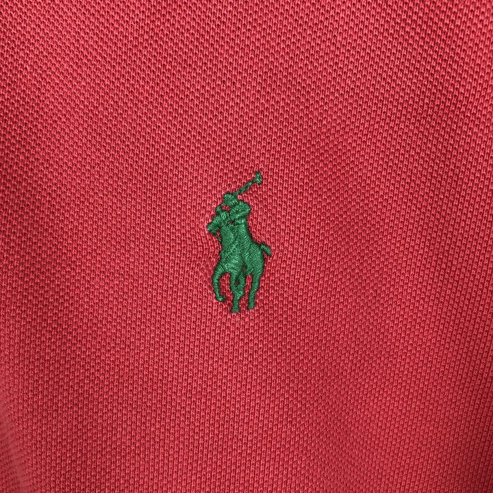 Ralph Lauren POLO by Ralph Lauren short sleeve polo shirt, size S for men cotton red type Vintage Second Hand