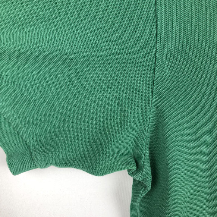 Ralph Lauren POLO by Ralph Lauren short sleeve polo shirt, men's XL size cotton green type Vintage Second Hand