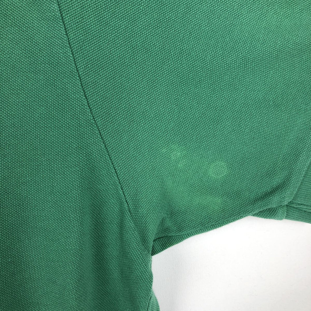 Ralph Lauren POLO by Ralph Lauren short sleeve polo shirt, men's XL size cotton green type Vintage Second Hand