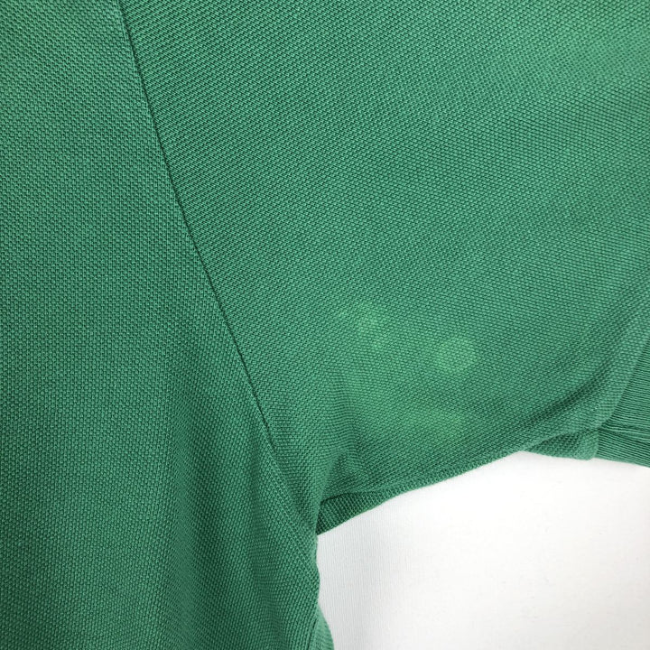 Ralph Lauren POLO by Ralph Lauren short sleeve polo shirt, men's XL size cotton green type Vintage Second Hand
