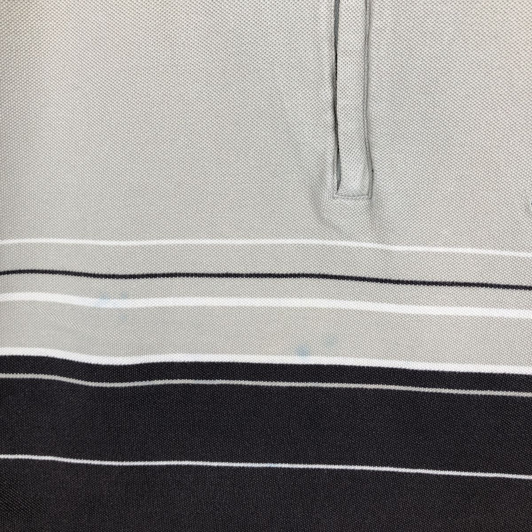 90'S Adidas Half-Zip Short-Sleeve Polo Shirt, Men's Size L (Equivalent), Vintage cotton Beige type Vintage Second Hand