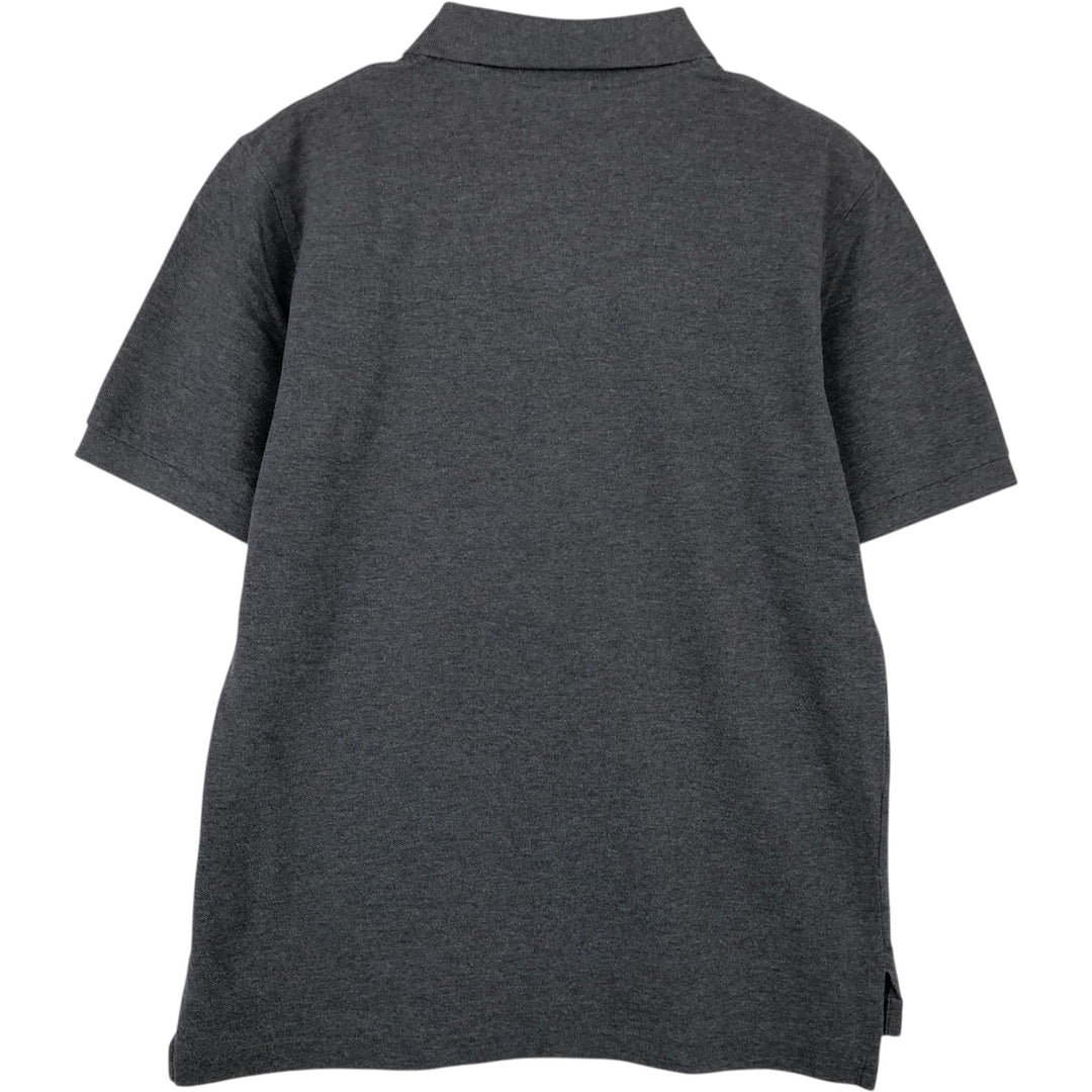Brooks Brothers Est.1818 Slim Fit Short-Sleeve Polo Shirt (Men's Size M) cotton Charcoal Vintage Second Hand