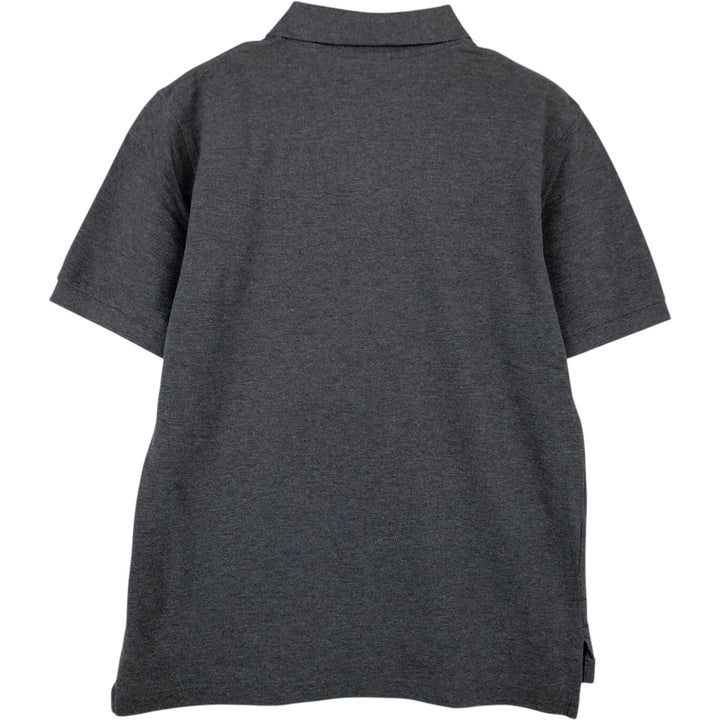 Brooks Brothers Est.1818 Slim Fit Short-Sleeve Polo Shirt (Men's Size M) cotton Charcoal Vintage Second Hand