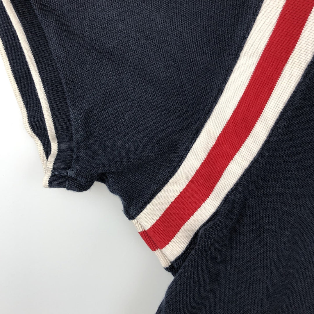 Ralph Lauren POLO RALPH LAUREN CUSTOM SLIM FIT short-sleeved polo shirt, men's size XXL cotton navy blue type Vintage Second Hand