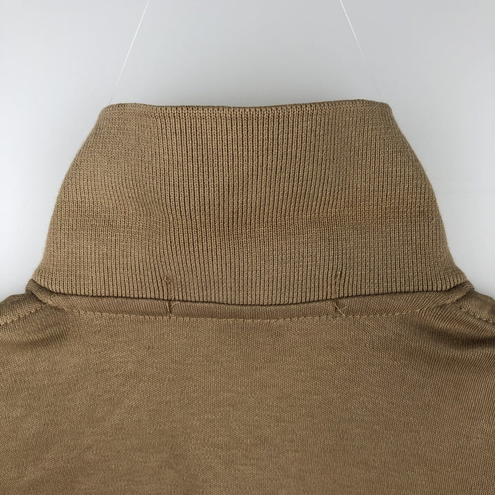 Ralph Lauren POLO by Ralph Lauren Short-Sleeve Polo Shirt, Made in USA, Men's Size S (approx.) cotton beige type brown Vintage Second Hand