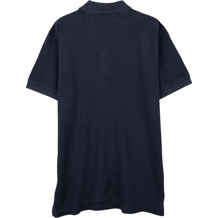 Brooks Brothers Est.1818 Slim Fit Short-Sleeve Polo Shirt (Men's Size M) cotton navy blue type Vintage Second Hand