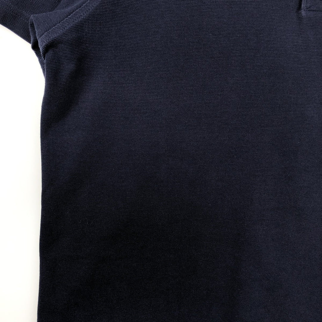 Lacoste LACOSTE SPORT short sleeve polo shirt, men's size L cotton navy blue type Vintage Second Hand