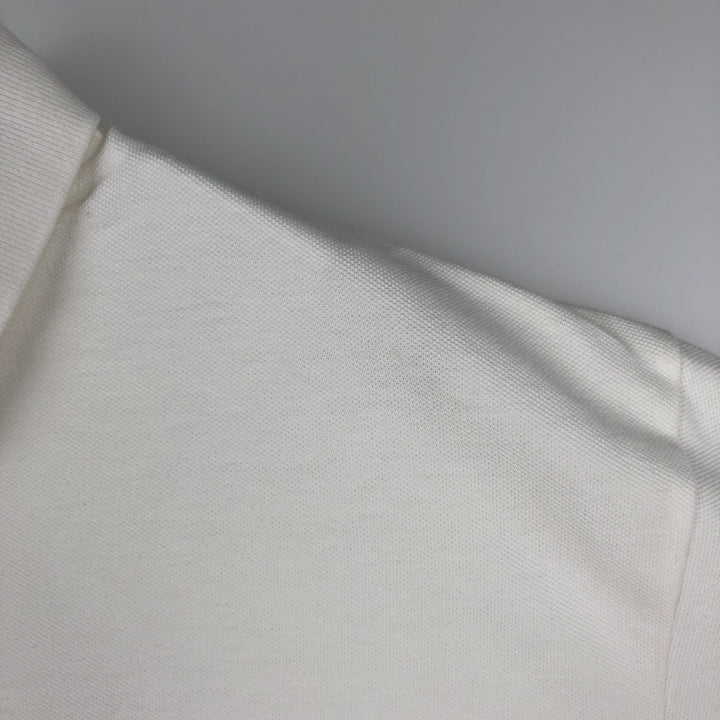 Ralph Lauren POLO by Ralph Lauren short sleeve polo shirt, men's XL size cotton white type Vintage Second Hand