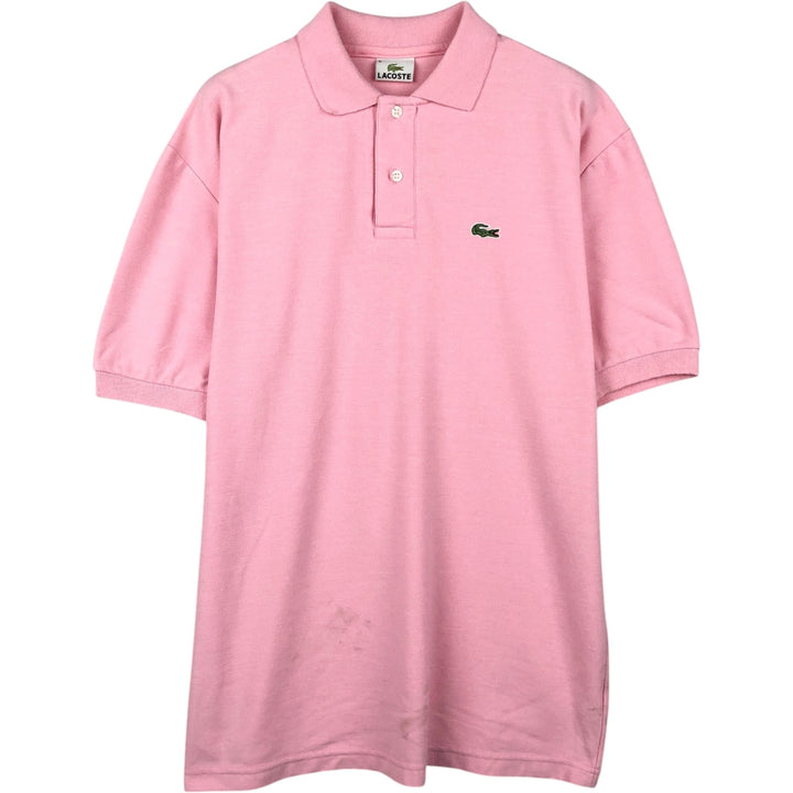 Lacoste LACOSTE Short Sleeve Polo Shirt Size 5 Men's L cotton pink type Vintage Second Hand