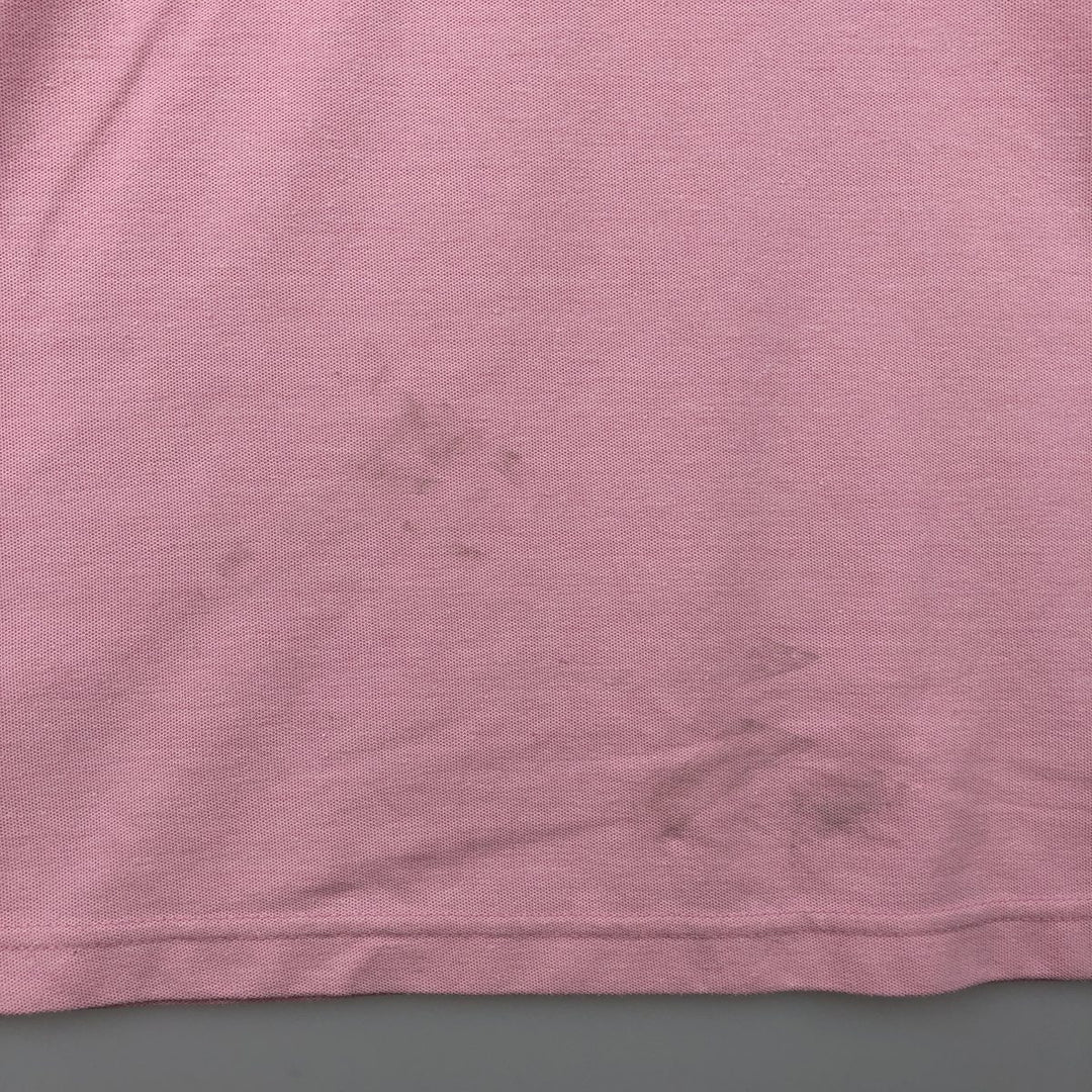Lacoste LACOSTE Short Sleeve Polo Shirt Size 5 Men's L cotton pink type Vintage Second Hand