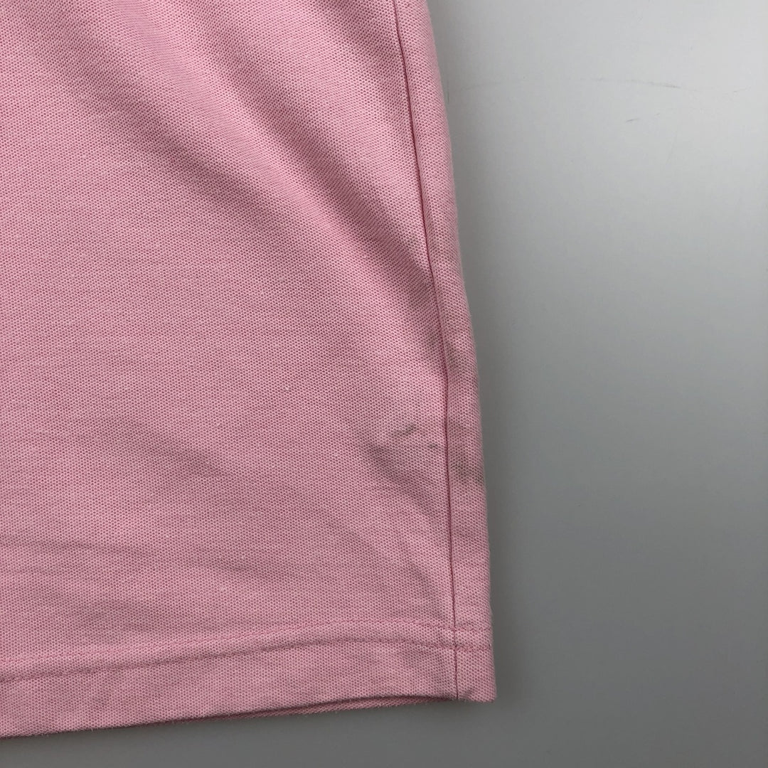 Lacoste LACOSTE Short Sleeve Polo Shirt Size 5 Men's L cotton pink type Vintage Second Hand