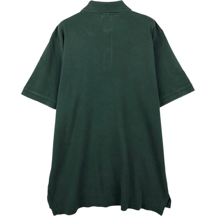 Brooks Brothers 1818 Short-Sleeve Polo Shirt, Men's Size L (approx.) cotton Green type dark green Vintage Second Hand