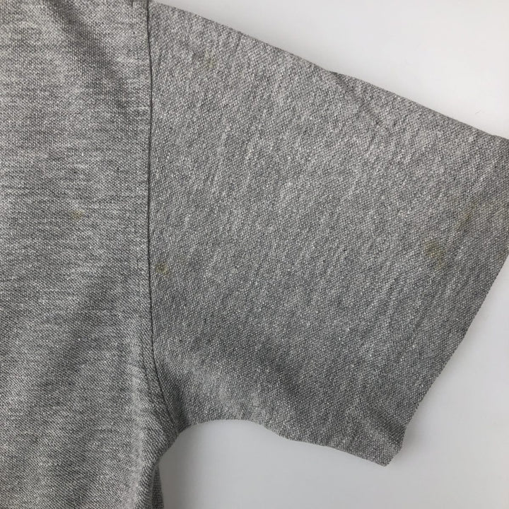 90s-00'S Levi's short-sleeved polo shirt, men's size M equivalent, vintage. cotton gray type Vintage Second Hand