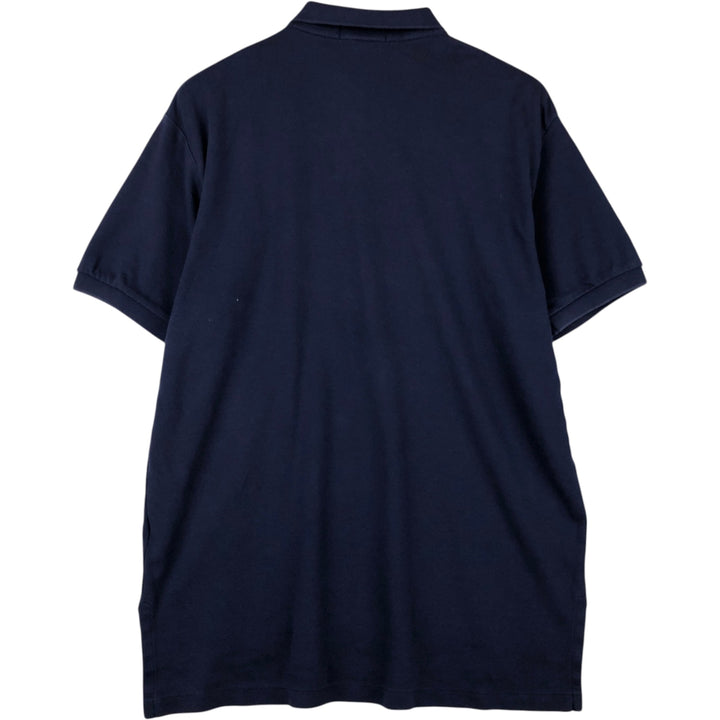 Ralph Lauren POLO by Ralph Lauren short sleeve polo shirt, men's size L cotton navy blue type Vintage Second Hand