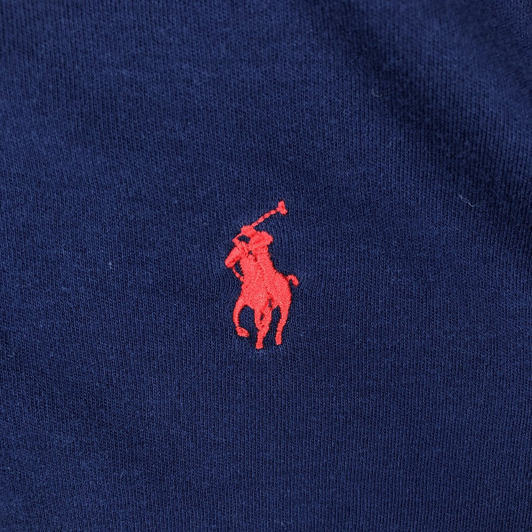 Ralph Lauren POLO by Ralph Lauren short sleeve polo shirt, men's size L cotton navy blue type Vintage Second Hand
