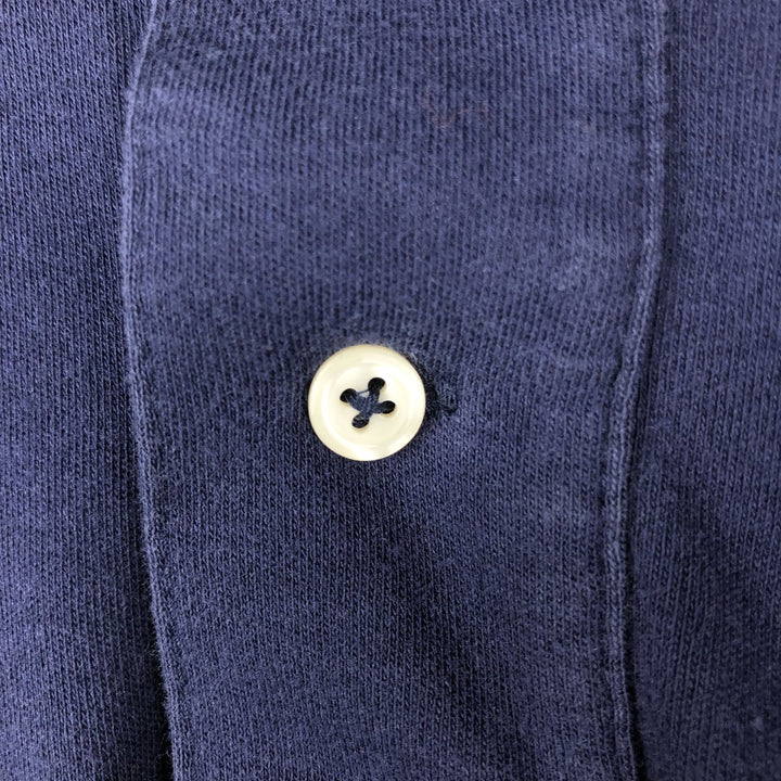 Ralph Lauren POLO by Ralph Lauren short sleeve polo shirt, men's size L cotton navy blue type Vintage Second Hand