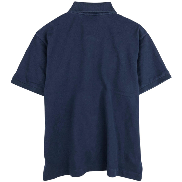Lacoste LACOSTE French design short sleeve polo shirt men's size L cotton navy blue type Vintage Second Hand