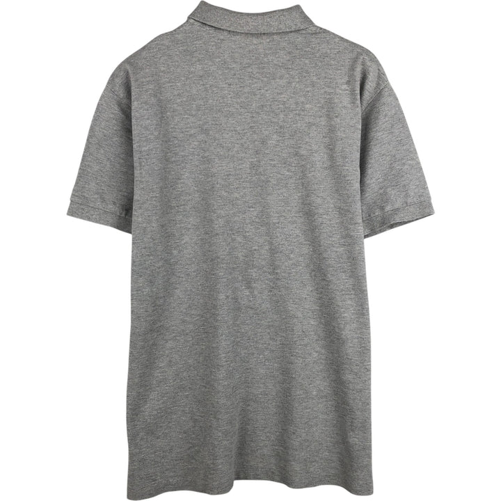 Ralph Lauren POLO by Ralph Lauren short sleeve polo shirt, men's size L cotton gray type Vintage Second Hand