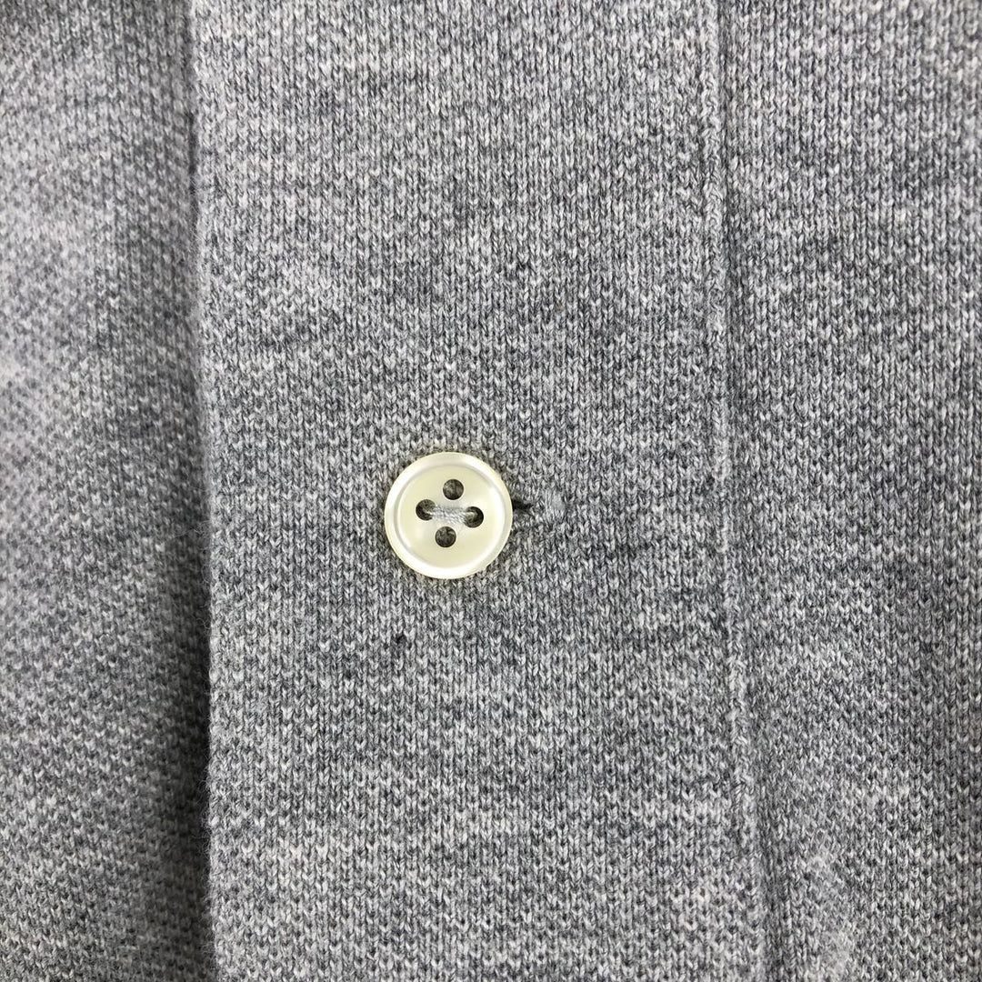 Ralph Lauren POLO by Ralph Lauren short sleeve polo shirt, men's size L cotton gray type Vintage Second Hand