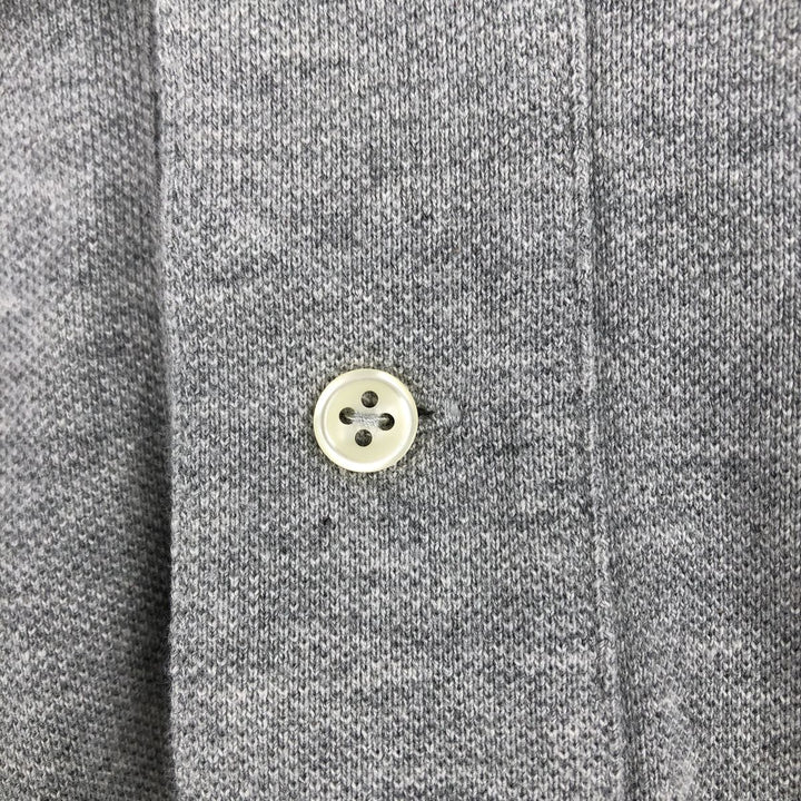 Ralph Lauren POLO by Ralph Lauren short sleeve polo shirt, men's size L cotton gray type Vintage Second Hand