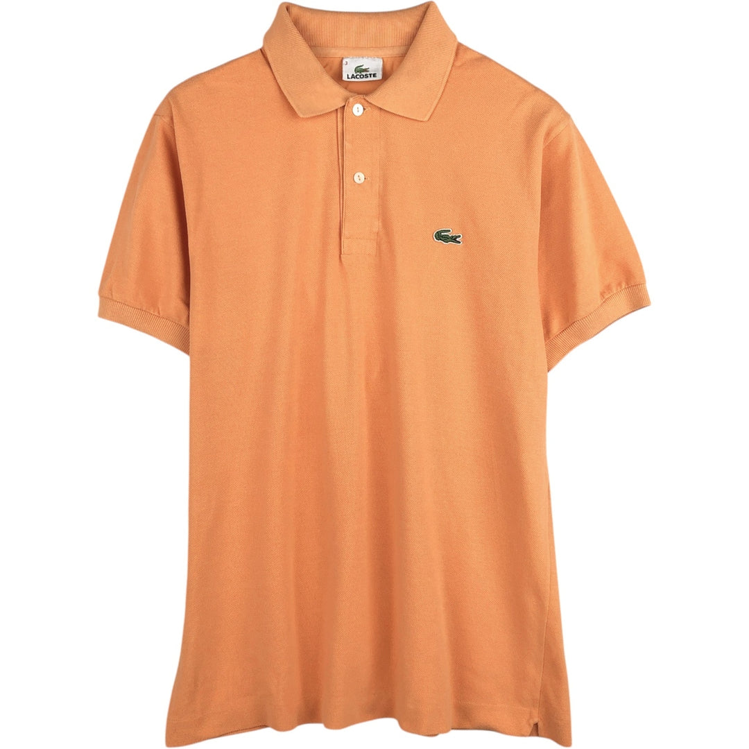 Lacoste LACOSTE short sleeve polo shirt size 3, men's size S cotton orange type Vintage Second Hand