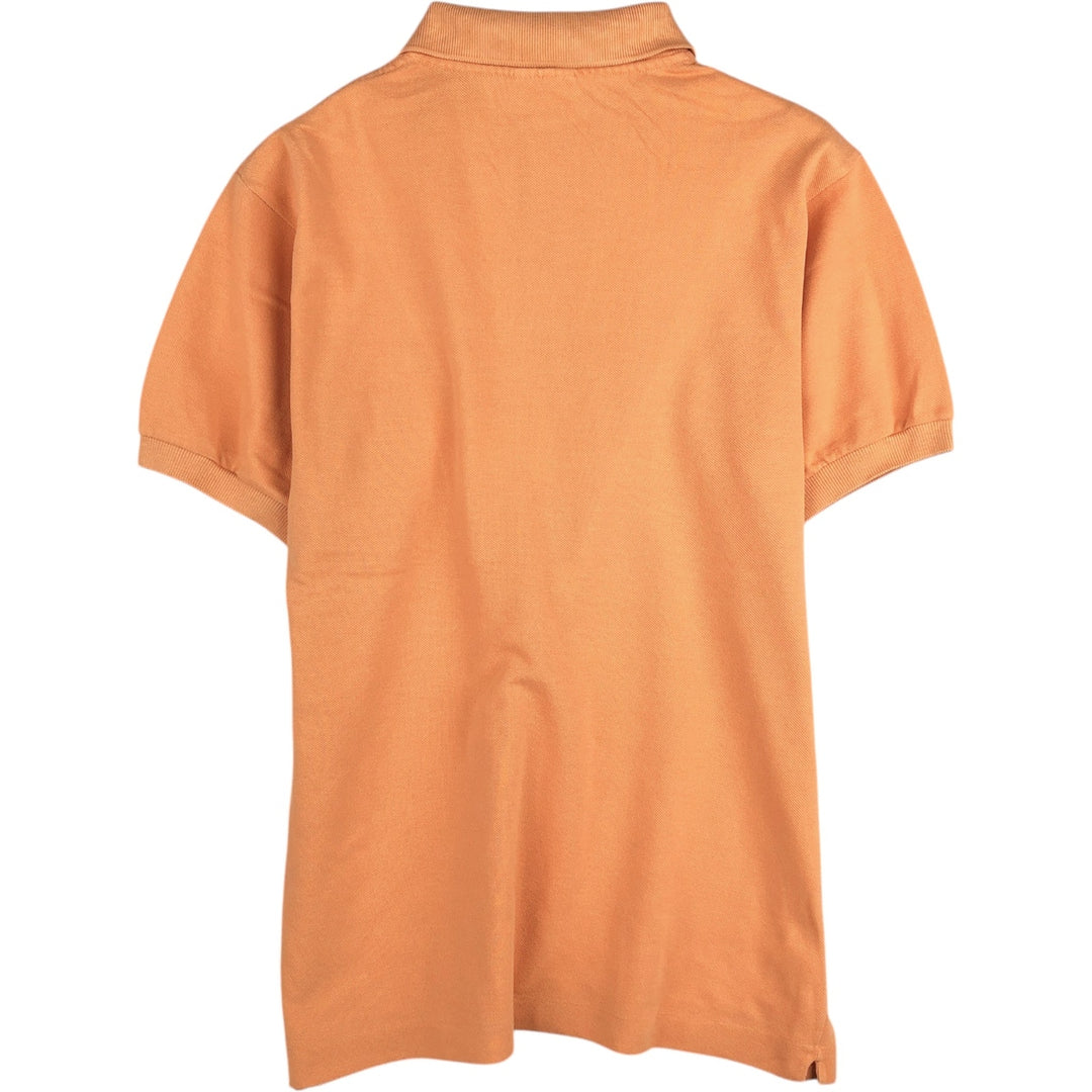 Lacoste LACOSTE short sleeve polo shirt size 3, men's size S cotton orange type Vintage Second Hand