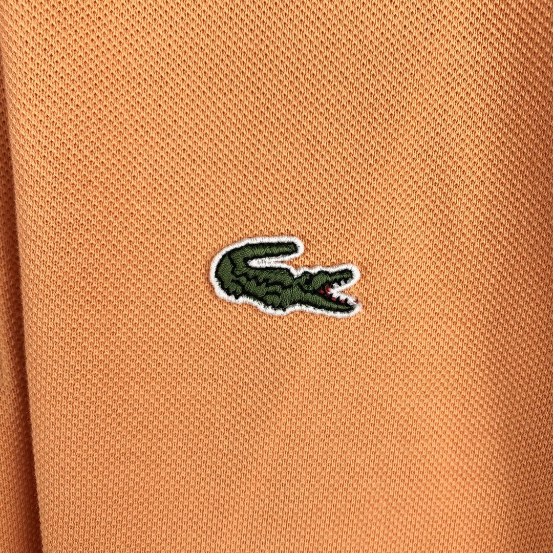 Lacoste LACOSTE short sleeve polo shirt size 3, men's size S cotton orange type Vintage Second Hand