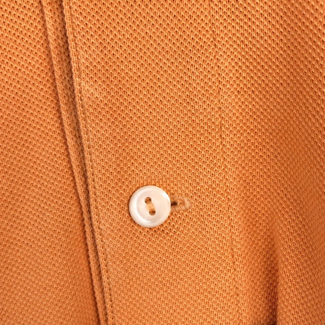Lacoste LACOSTE short sleeve polo shirt size 3, men's size S cotton orange type Vintage Second Hand