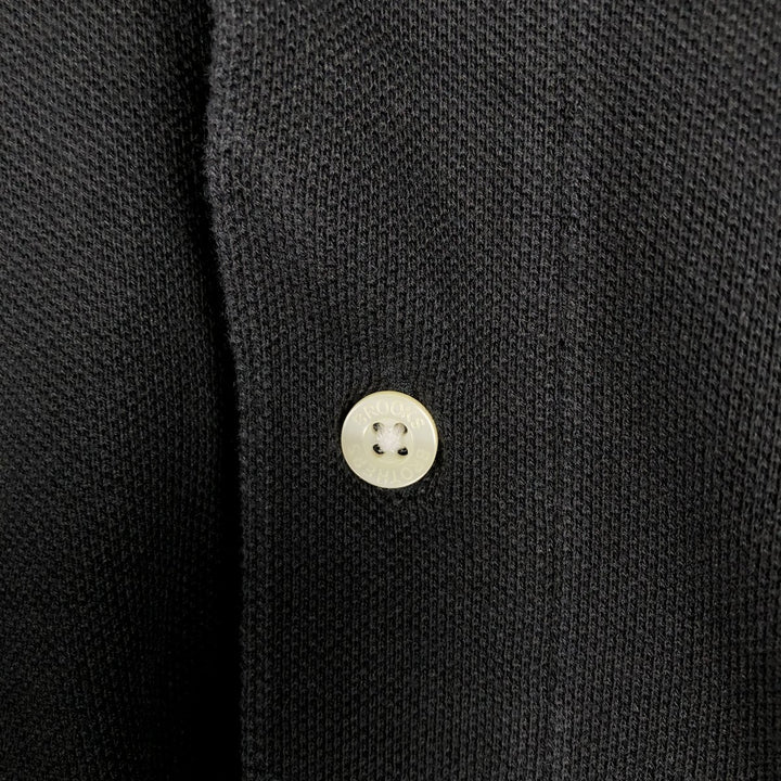 Brooks Brothers Est.1818 Short-Sleeve Polo Shirt, Men's Size L (approx.) cotton black type Vintage Second Hand