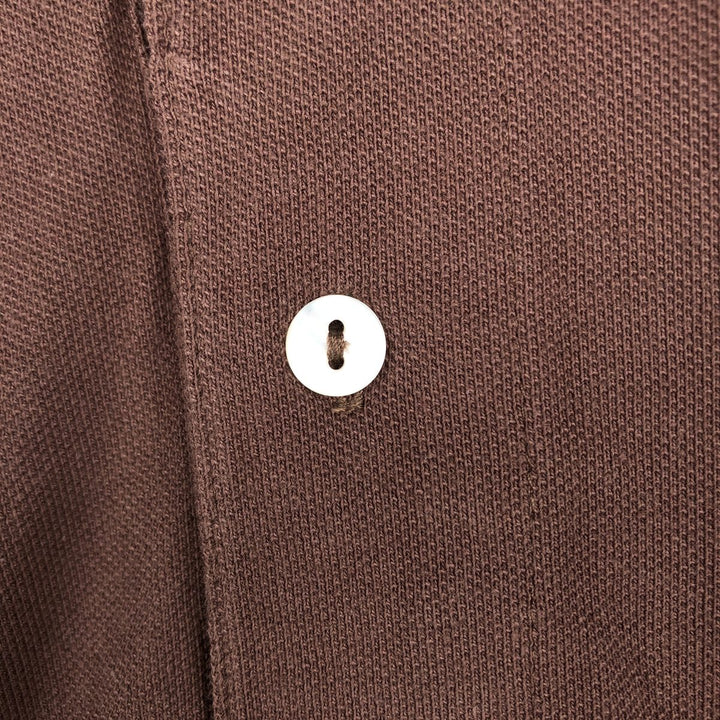 Lacoste LACOSTE French design short sleeve polo shirt size 6 men's XL equivalent cotton brown type Vintage Second Hand