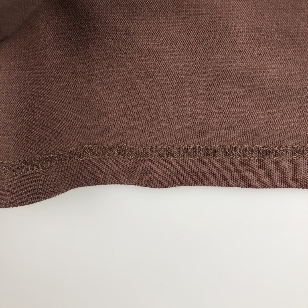 Lacoste LACOSTE French design short sleeve polo shirt size 6 men's XL equivalent cotton brown type Vintage Second Hand